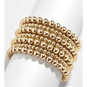Brand NEW- 14k Gold Filled Bead Bracelet Non-Tarnish